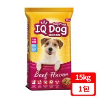 IQ Dog 聰明乾狗糧 牛肉口味成犬配方 狗飼料 15kg