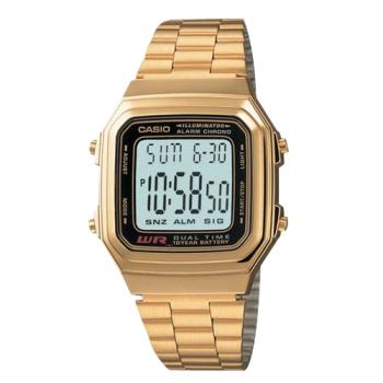 【CASIO 卡西歐】日系-雜誌推薦款 中性錶 不銹鋼錶帶 生活防水(A178WGA-1A)