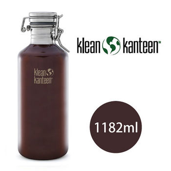 【美國Klean Kanteen】不銹鋼瓶(快扣鋼蓋)1182ml_深琥珀