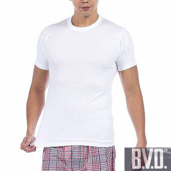 【BVD】時尚型男純棉圓領短袖內衣~6件組(TW113)