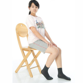 【KEROPPA】7~12歲學童專用吸濕排汗短襪x3雙C93007-B深灰