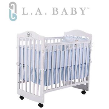 【美國 L.A. Baby】  蒙特維爾美夢熊嬰兒小床-超優惠組合(嬰兒床+寢具組)