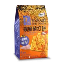 正哲 礦鹽蘇打餅(胡椒蕎麥)x4袋 (380g±4.5%/袋 每袋6小包入)