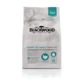 Blackwood 柏萊富 無榖全齡低敏純淨(雞肉+碗豆) 狗飼料 5磅*1包