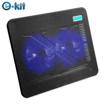 逸奇e-Kit   11cm雙風扇超薄筆電散熱墊 CKT-N192