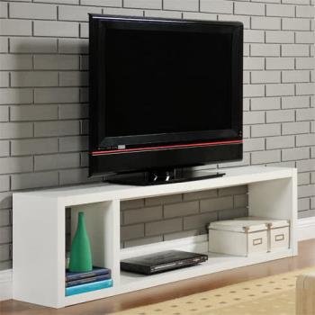 【咱的厝】DIY現代感簡約電視櫃/置物櫃/收納櫃(白色)