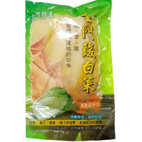 金門縣老農莊 金門酸白菜600g x4包+牛肉乾4包