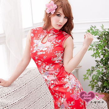 【天使霓裳】優雅古典 性感媚惑旗袍裝 角色服(紅)-L101128