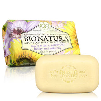 Nesti Dante 義大利手工皂-天然純植系列-純植蜂蜜乾草皂(250g)*2入