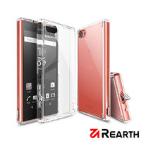 Rearth Sony Xperia Z5 Compact (Ringke Fusion)高質感透明保護殼