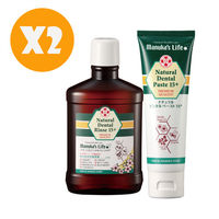 MANUKAS COSMET 麥盧卡牙周護理蜂膠牙膏100g*2+口腔蜂膠美容保健液 580mL*2