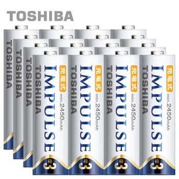 【日本製TOSHIBA】IMPULSE高容量低自放電電池(900mAh 4號16入)