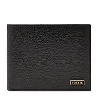 【Fossil】2016男時尚Omega超薄黑色皮夾(預購)