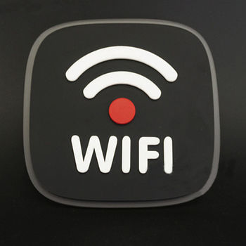 PUSH! 居家生活用品wifi紅點無線網絡覆蓋標識牌I10