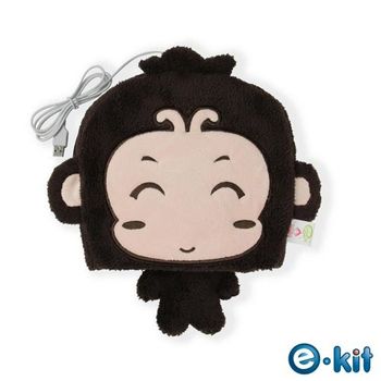 e-Kit 逸奇 冬天保暖用品 可愛小猴子 保暖滑鼠墊USB保暖手墊 滑鼠墊 保暖手  可拆洗UW-MS30