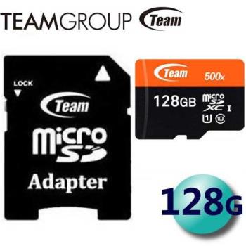 Team 十銓 128GB 100MB/s microSDXC TF UHS-I C10 記憶卡
