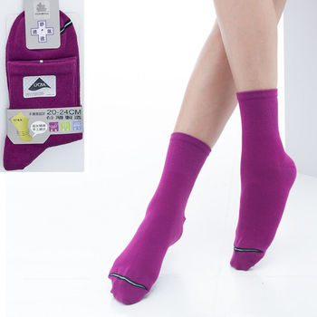 【KEROPPA】可諾帕舒適透氣減臭短襪x紫紅兩雙(男女適用)C98006
