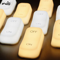 【MUID】重力感應小夜燈 ON-OFF 創意開關燈 充電LED小夜燈 可調節 床頭燈 桌燈 露營燈