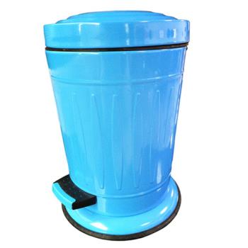 PUSH! 居家生活用品 colourful液壓緩降圓型垃圾桶 置物桶 5升(L)I20