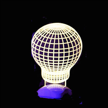 北歐3D立體 USB LED創意小夜燈-燈泡