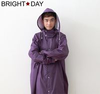 BrightDay風雨衣連身式 - 桑德史東T4前開款-星夜紫