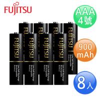 FUJITSU富士通 高容量AAA低自放900mAh充電電池(4號8入)