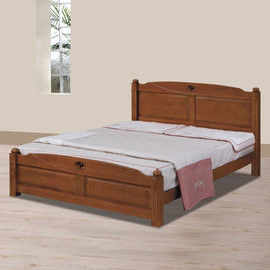【時尚屋】[UZ6]安堤柚木色3.5尺加大單人床UZ6-101-6不含床頭櫃-床墊