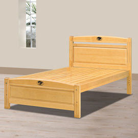 【時尚屋】[UZ6]安麗檜木3.5尺加大單人床UZ6-97-4不含床頭櫃-床墊