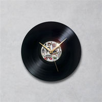 HeadphoneDog手工黑膠唱片時鐘(耳機狗經典款)-行動