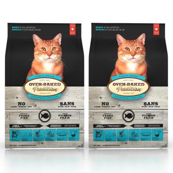 Oven-Baked 烘焙客 成貓深海魚口味 貓飼料 2.5磅*2包