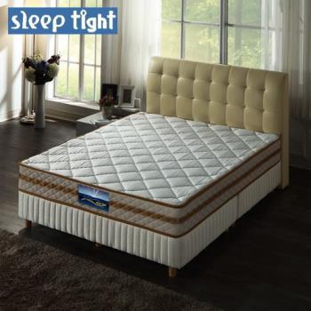 【Sleep tight】二線3M防潑水/防蹣抗菌/一面蓆護背硬式床墊(一般型)-5尺雙人