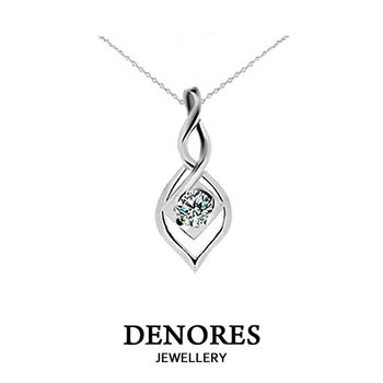 DENORES Wonderland 0.10克拉天然美鑽項鍊