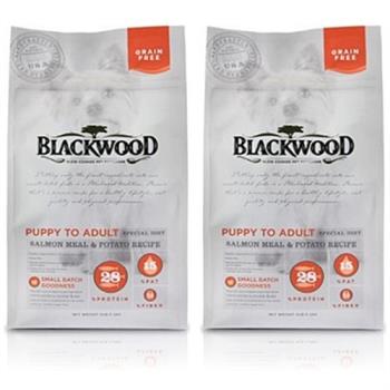 Blackwood 柏萊富 無榖全齡低敏挑嘴(鮭魚+碗豆) 狗飼料 15磅*2包