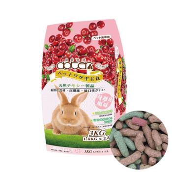Doter 寵愛物語 兔主食-蔓越莓風味3公斤