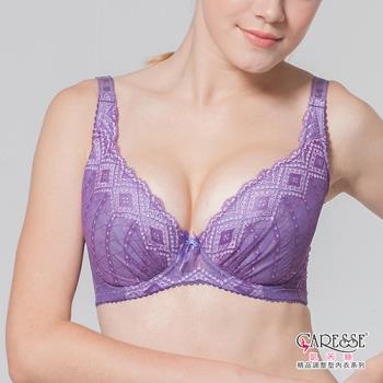 凱芮絲( B-E)MIT精品-9625戀夏彈力棉調整型內衣(套) 紫色