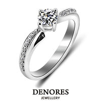 DENORES 永恆誓約 0.30克拉八心八箭完美車工美鑽戒