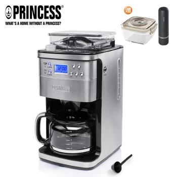 【送真空保鮮盒組】PRINCESS荷蘭公主 全自動智慧型美式咖啡機 249406