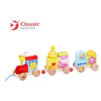 classic world 德國經典木玩 客來喜 火車積木組