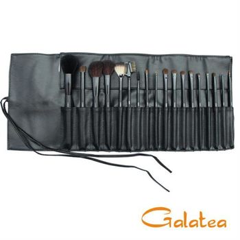 GALATEA葛拉蒂鑽顏系列- 長柄黑原木18支裝專業刷具組