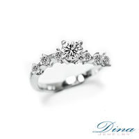 DINA JEWELRY 蒂娜珠寶 GIA 0.30克拉 F color 結婚鑽戒 求婚戒