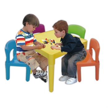 孩子國-寶貝繽紛桌椅組