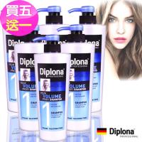 【德國Diplona沙龍級】豐盈亮采洗髮精600ml(買五送一超值組)