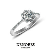 DENORES 『迷漾』0.30克拉八心八箭完美車工美鑽戒