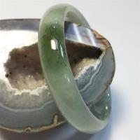 A貨翡翠手鐲/玉鐲 冰地帶翠(手圍18) Dolly