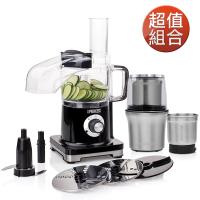 PRINCESS荷蘭公主迷你食物調理機+乾濕多用研磨機220500+221030(組合)