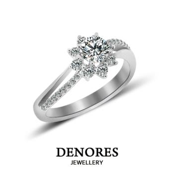 DENORES 『閃爍』GIA 0.50克拉D/VS2八心八箭鑽石戒指