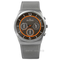 SKAGEN / SKW6135 / Melbye北歐丹麥耀眼紳士米蘭編織不鏽鋼手錶 鍍灰 40mm