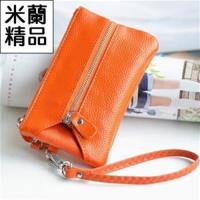 【米蘭精品】鑰匙包男女皮套時尚多功能韓版手拿真皮7色