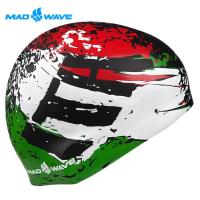 俄羅斯MADWAVE成人矽膠泳帽 ITALY