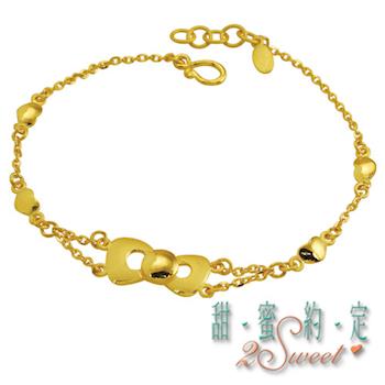 【甜蜜約定】純金手鍊-約重1.35錢(HC-S1478)